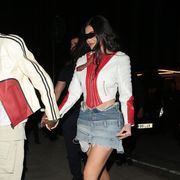 london, england   august 06  kylie jenner is seen on a night out at the twenty two in mayfair on august 06, 2022 in london, england photo by ricky vigil mgc images