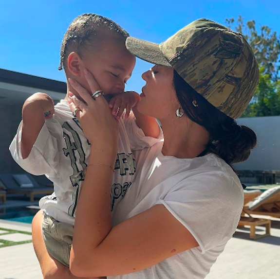 Kylie Jenner Shared New Pics of Son Aire, Who Is Becoming a 