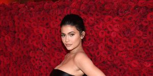 new york, ny   may 07  kylie jenner attends the heavenly bodies fashion  the catholic imagination costume institute gala at the metropolitan museum of art on may 7, 2018 in new york city  photo by kevin mazurmg18getty images for the met museumvogue