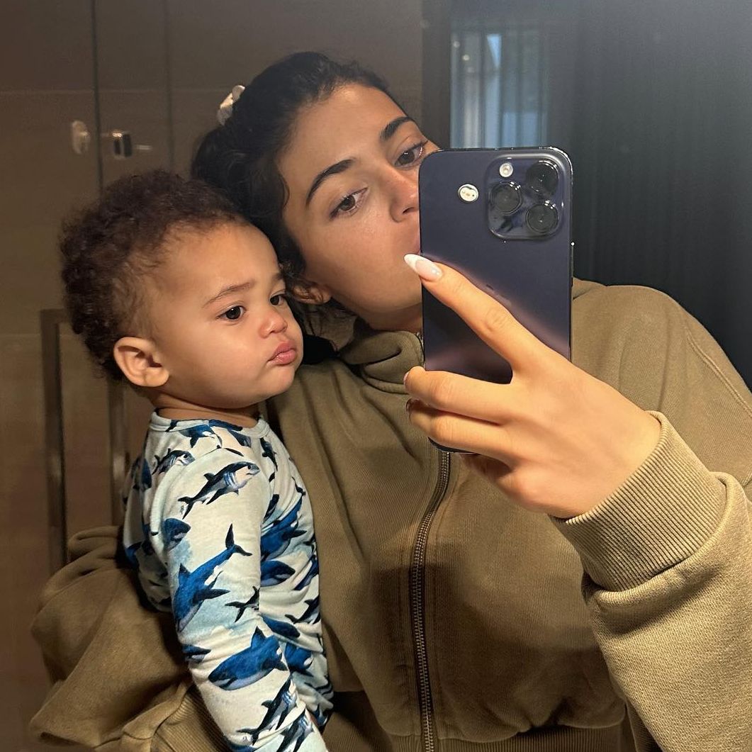 Kylie Jenner *Finally* Shared the Name and First Full Photos of Her Baby Boy