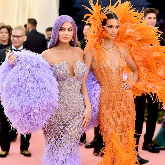 Kendall And Kylie Jenner Arrive At The 2019 Met Gala Red Carpet