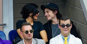 kylie jenner and timothee chalamet at the 2023 us open tennis championships
