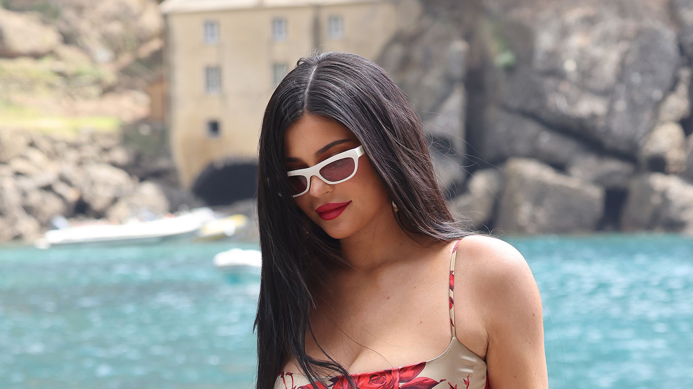 Kylie Jenner Paired Her Fiery Red Maxidress With a New Set of