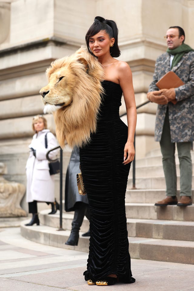 All the Pics of Kylie Jenner's Wild Lion Head Dress