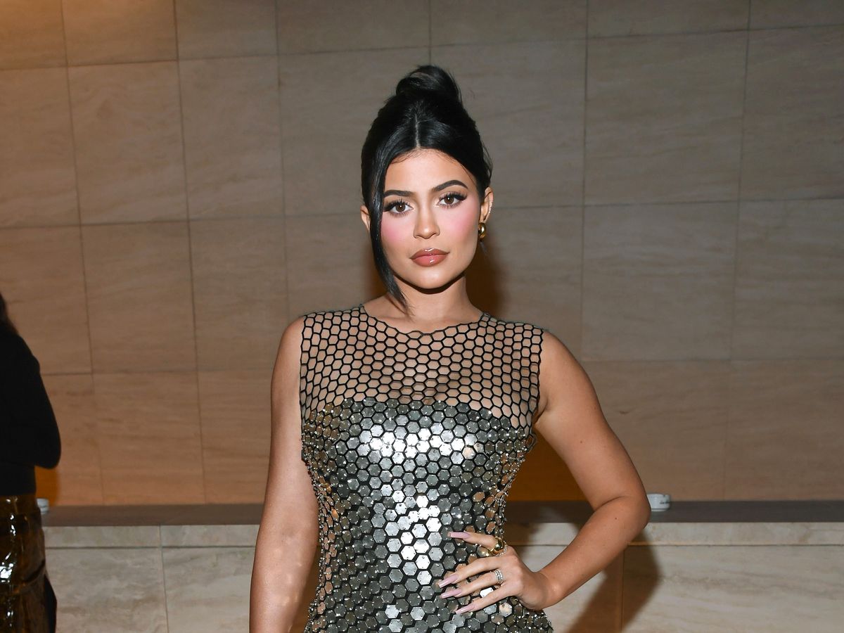 Kylie Jenner Shines in Silver Mini-Dress at Tom Ford Show!: Photo 4432078, Corey Gamble, Kris Jenner, Kylie Jenner Photos