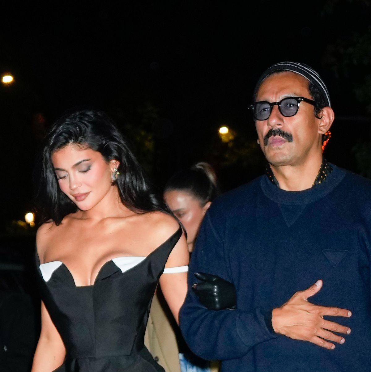 Kylie And Kendall Jenner In Black And White Corset Bodysuits Are