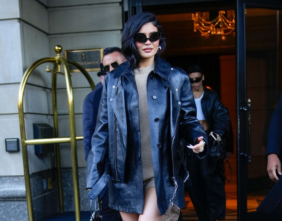 Kendall & Kylie Jenner Wear Colorful Outfits While Stepping Out
