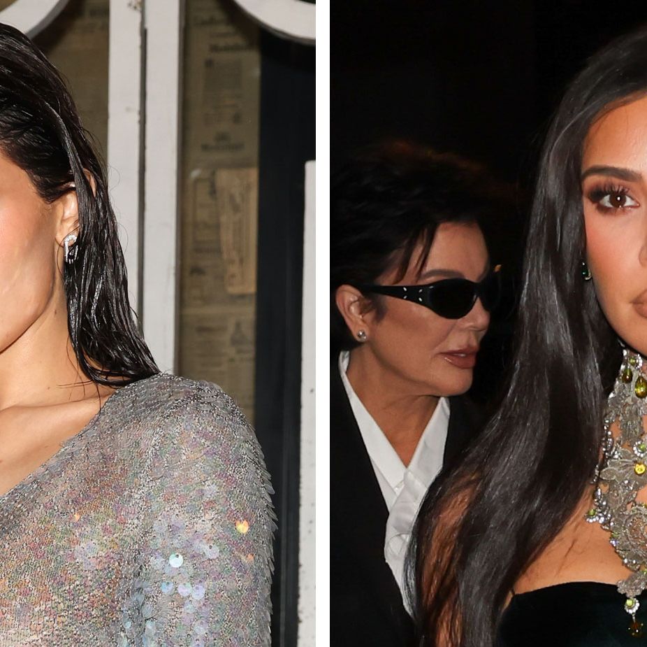 Kylie Jenner Bold Look in Light Reflecting Sequin Gown at Maison Margiela’s Show During Paris Fashion Week