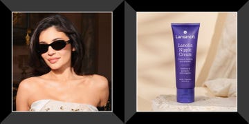 kylie jenner wearing sunglasses, lansinoh nipple cream