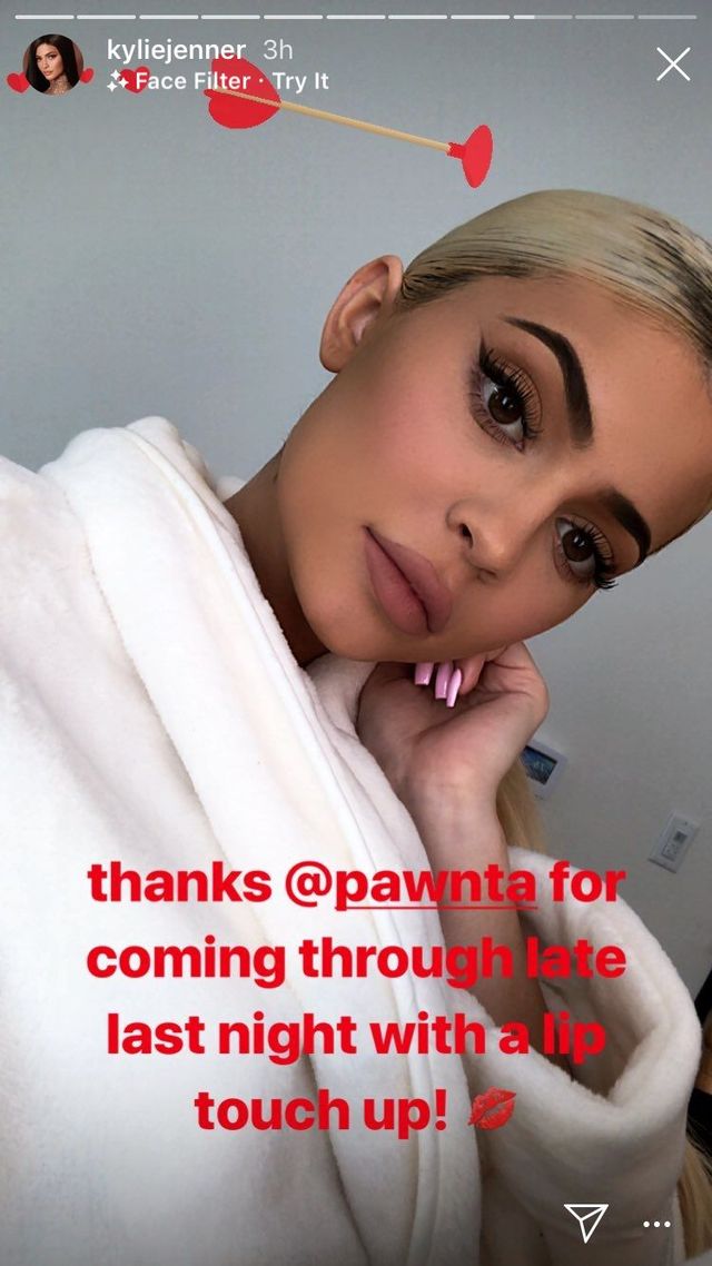 Kylie Jenner confirms she’s using lip filler again