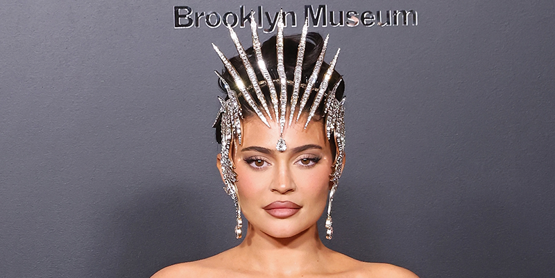 Kylie Jenner Wears $6,000 Alexander Wang Headband For Kylie Cosmetics Shoot