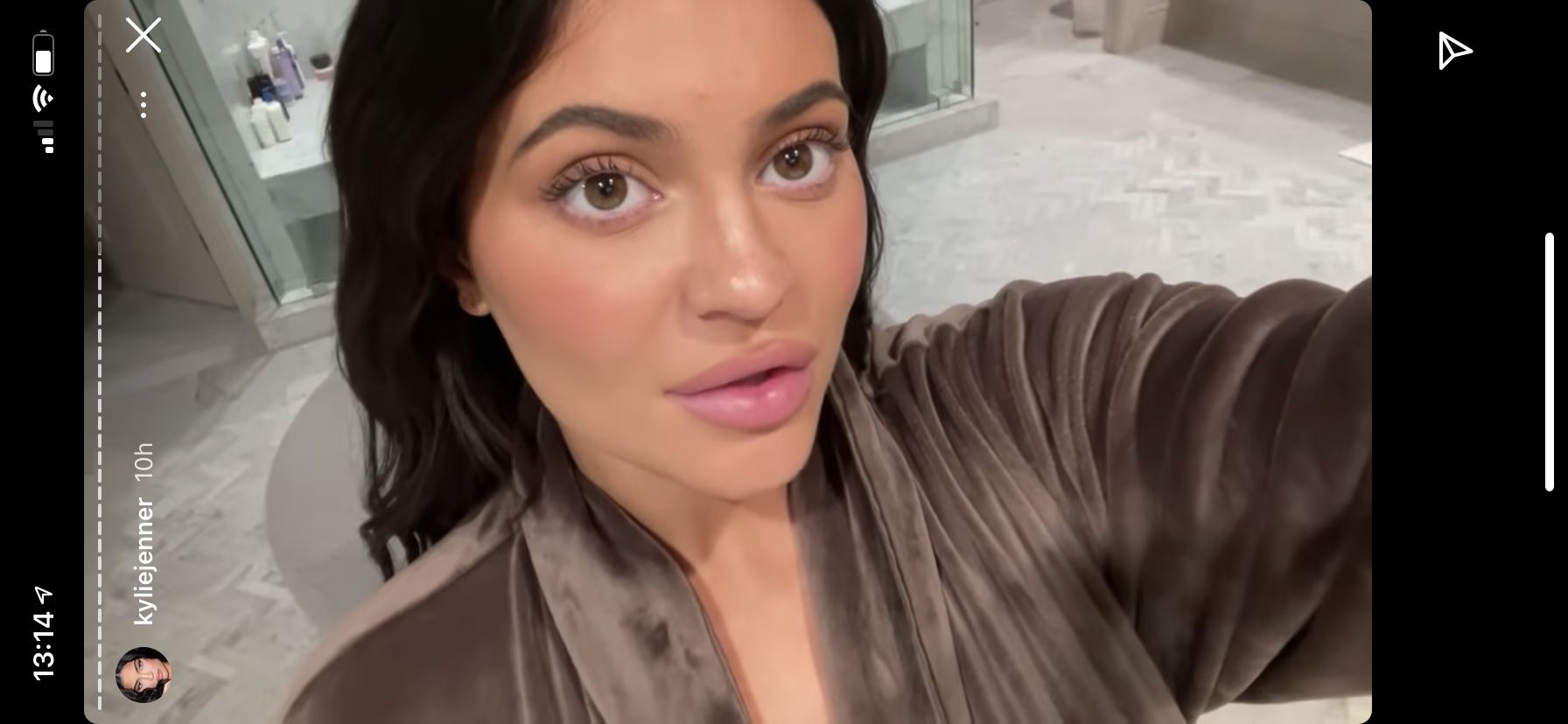 Kylie Jenner just went makeup and filter-free to show her spot