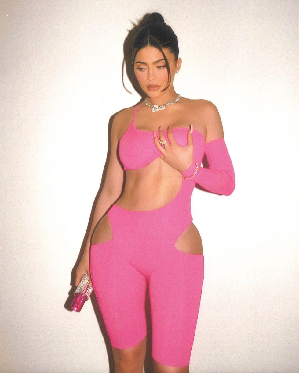 kylie-jenner-pink-cutout-bodysuit-156985