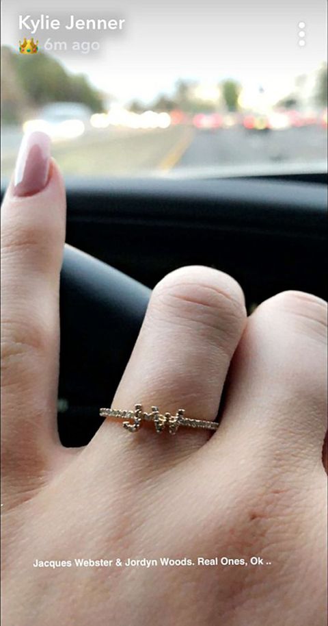 kylie jenner ring snapchat picture