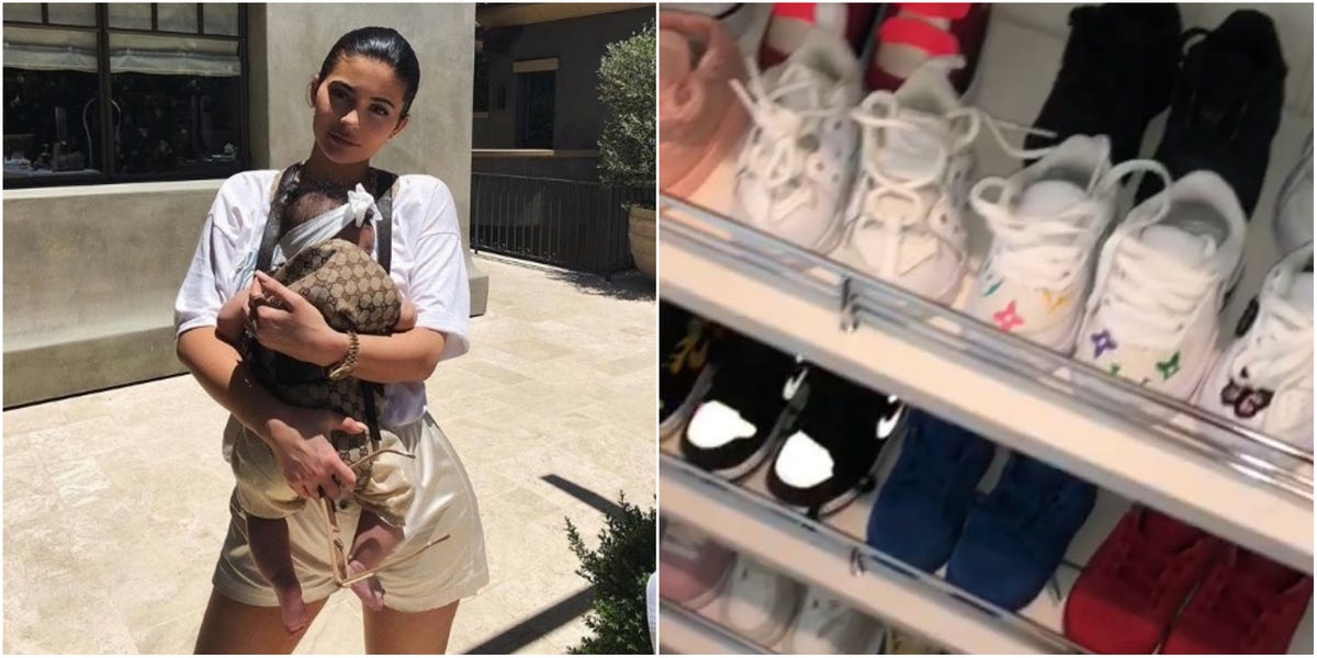 Stormi Webster's 22k shoe collection - 8days