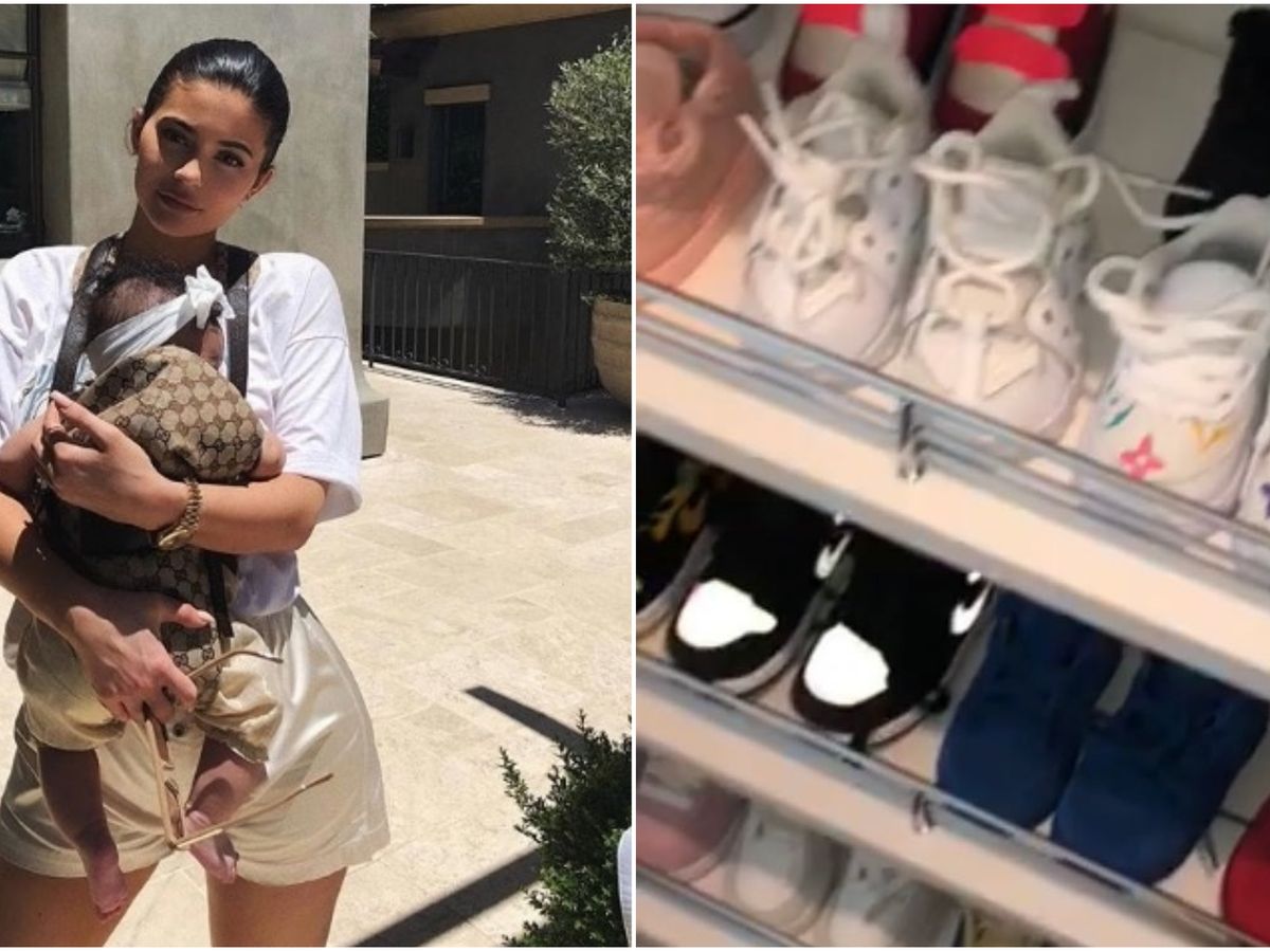Stormi Webster gets four-figure shoe collection for birthday