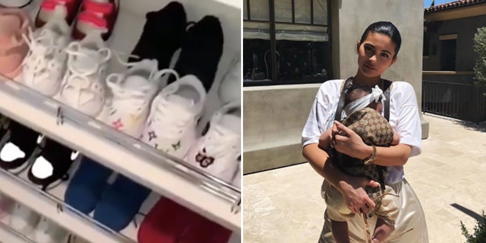 Kylie Jenner Tours Stormi Webster's $30,000 Shoe Closet