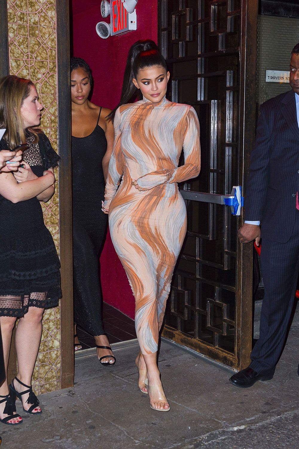 Kylie Jenner just wore a dress that's so tight it's a wonder she's