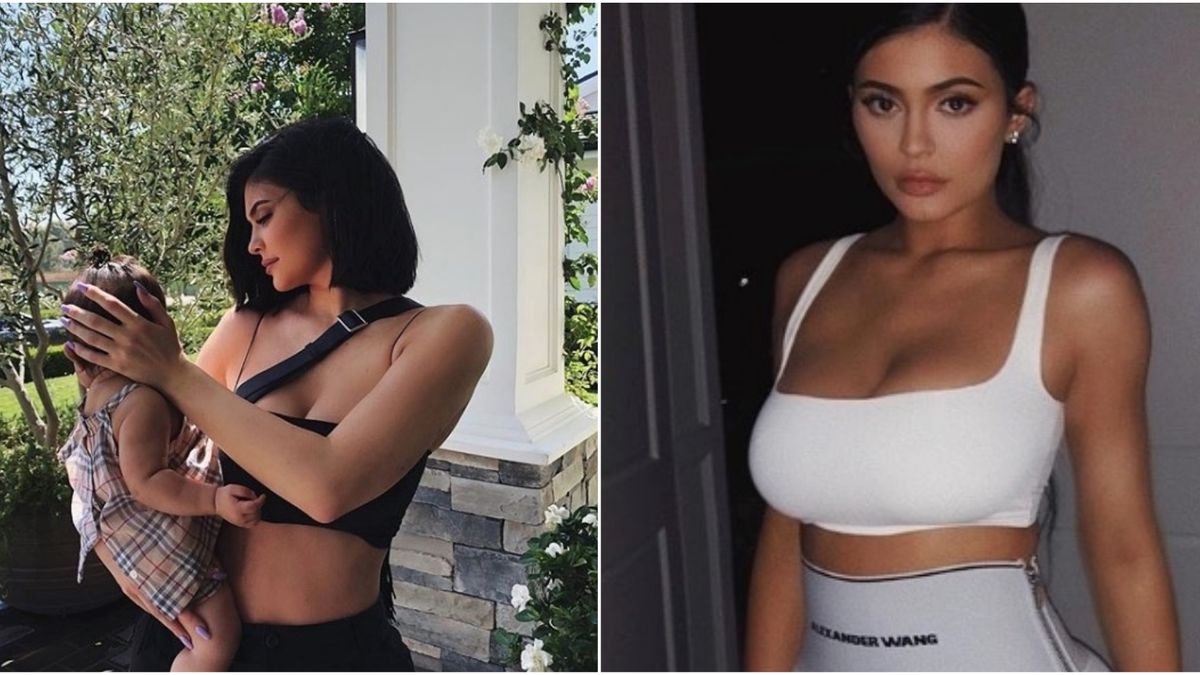 Kylie Jenner wears waist trainer on treadmill to shed pounds after baby