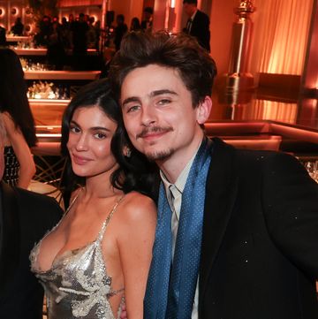 82nd annual golden globes show kylie jenner timothee chalamet