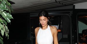 paris, france may 28 kylie jenner is seen on may 28, 2023 in paris, france photo by megagc images