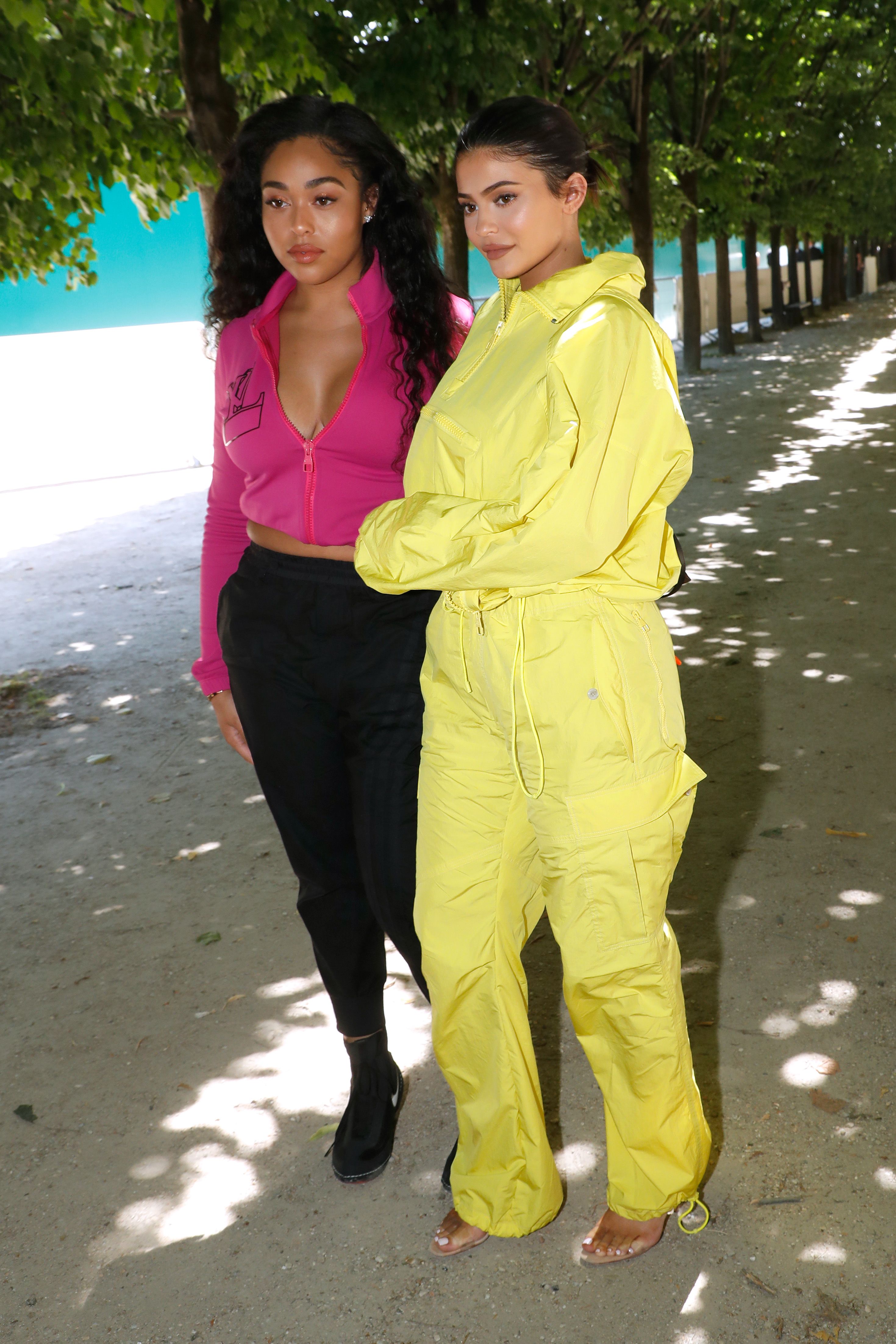 Kylie jenner sales yellow tracksuit