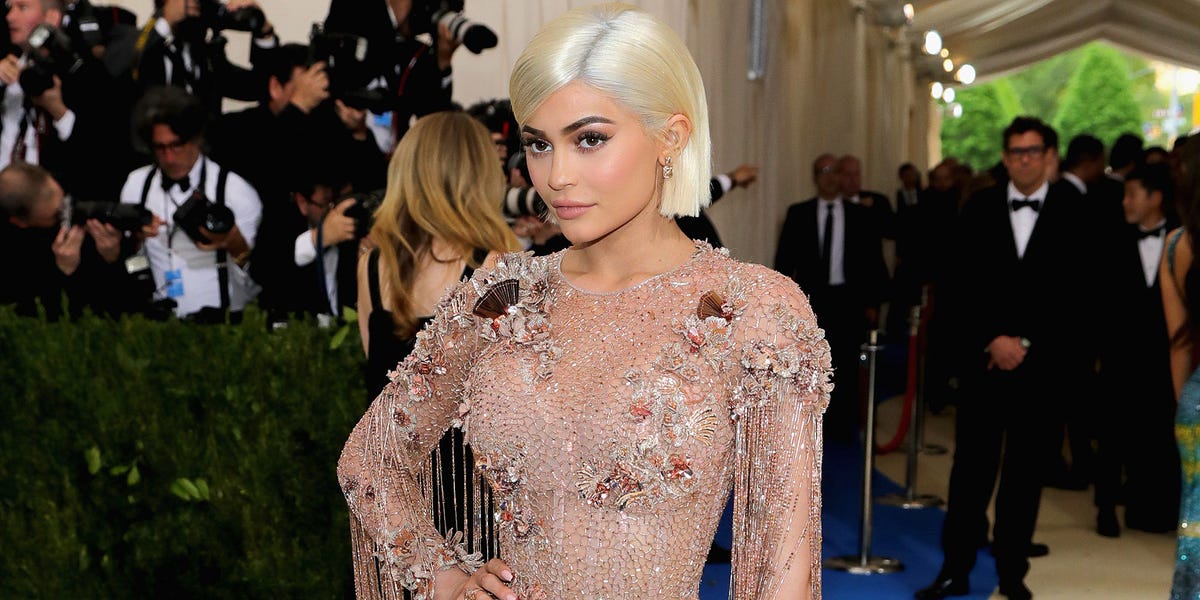 Met Gala 2017: Kylie Jenner Wears Sheer Versace Dress