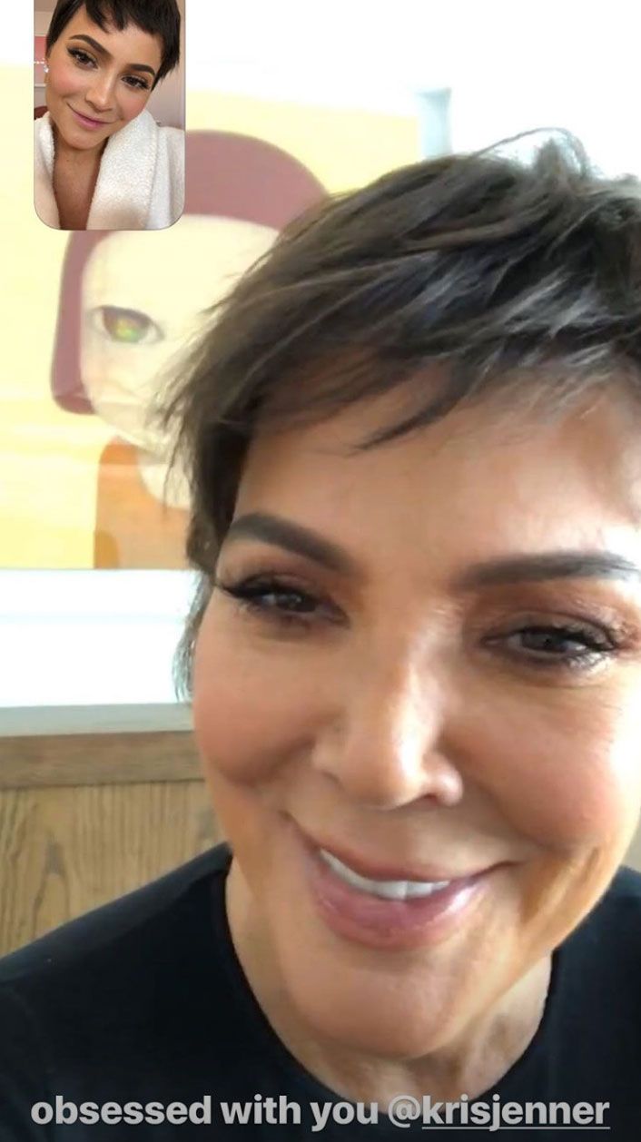 Kylie Jenner Wore a Kris Jenner Wig on Instagram Kylie Jenner