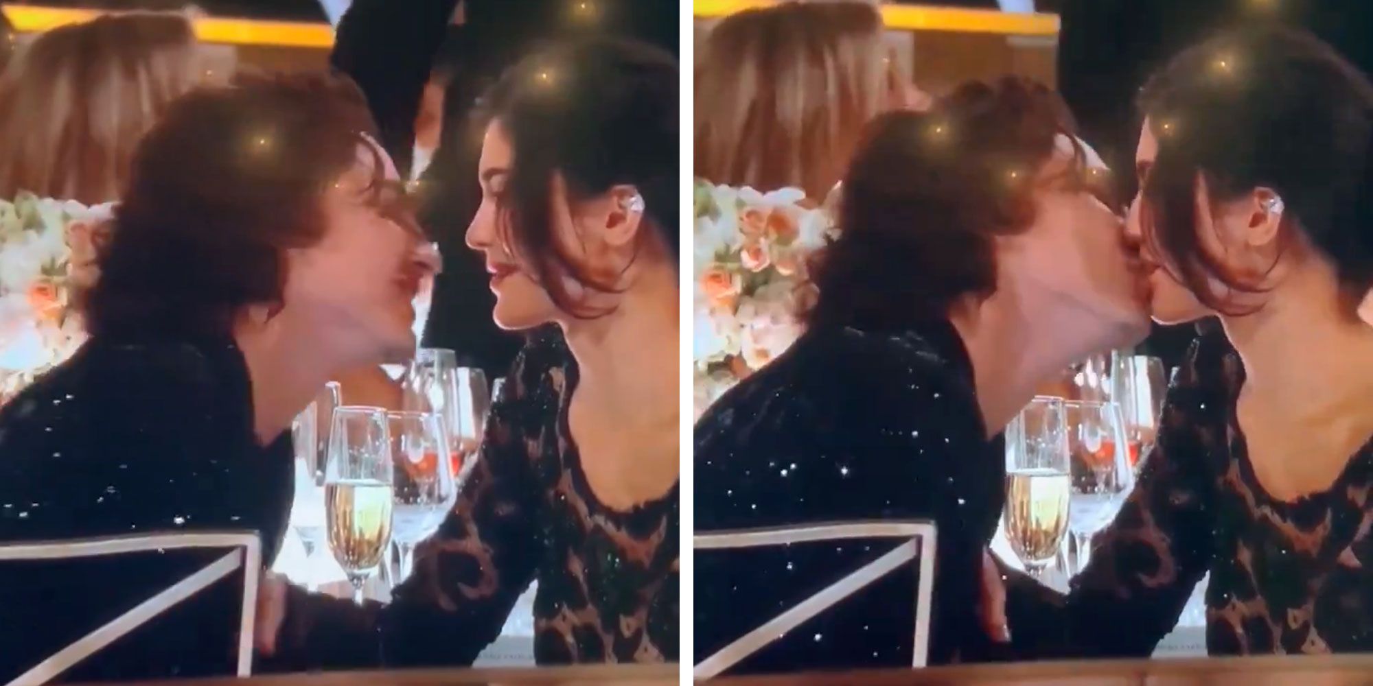 See Kylie Jenner And Timoth E Chalamet Kissing At 2024 Golden Globes   Kylie Timothee Kiss 659b5a904c9ec 