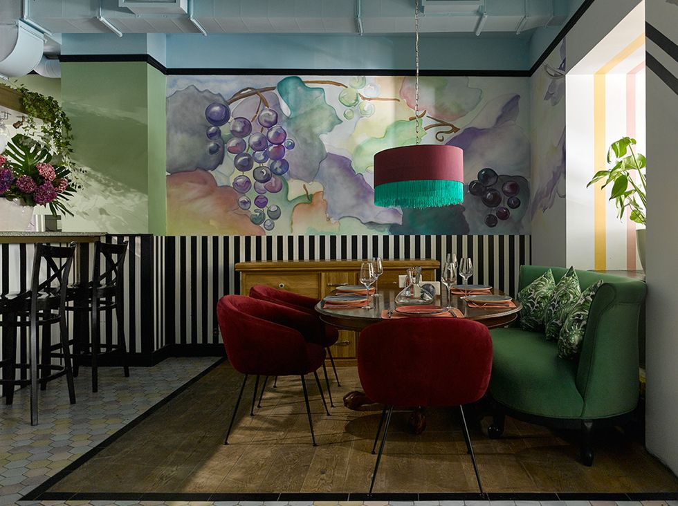 L'Apero Cafe Brasserie Moscu Rusia Katya Vladimirova Design