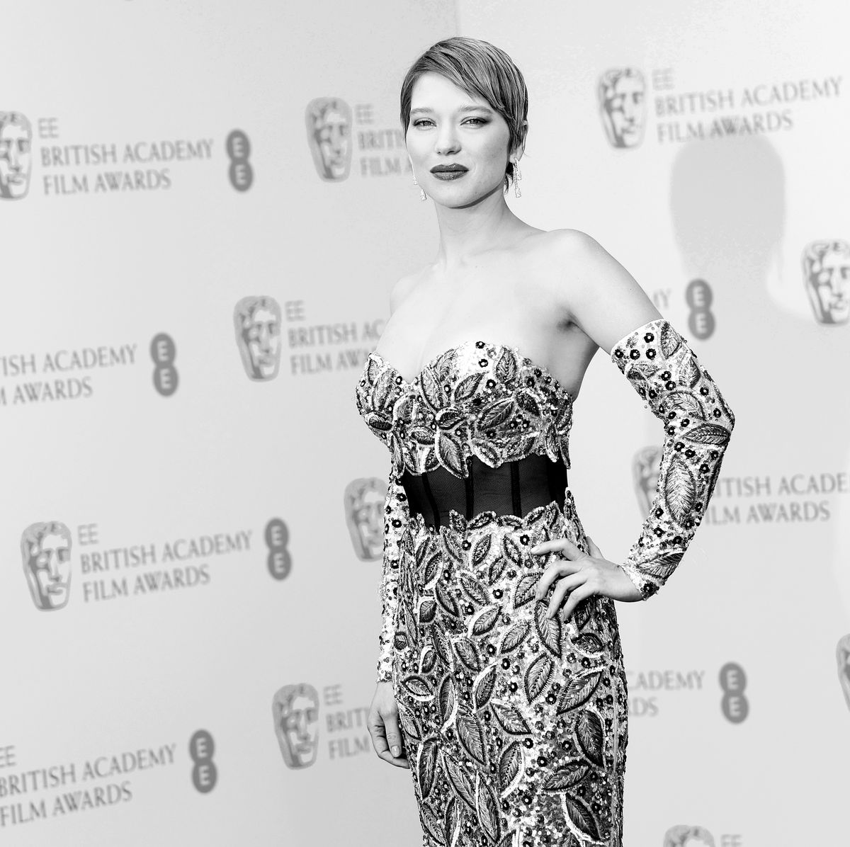 BAFTA 2022 Film Awards: Léa Seydoux wears glitzy black and silver