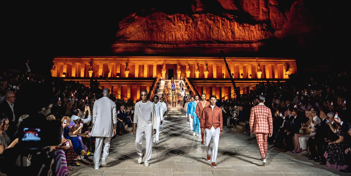 Inside Stefano Ricci’s Opulent Egyptian Fashion Show