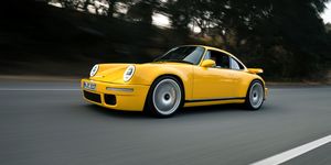 ruf ctr 30th anniversary front 3 4 on road