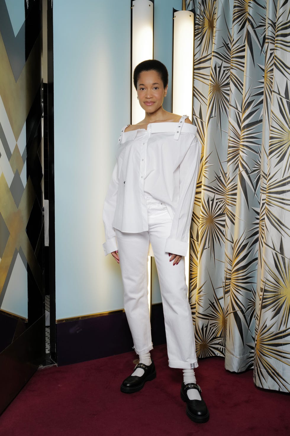 tamu mcpherson attends the dior aw25 show