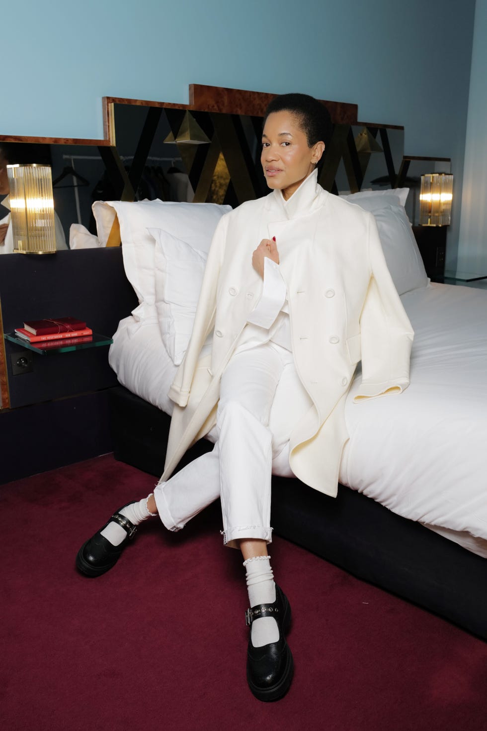 tamu mcpherson attends the dior aw25 show