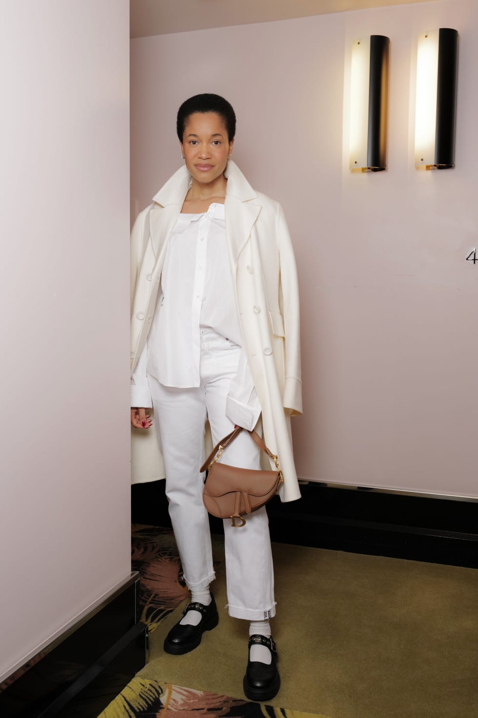 tamu mcpherson attends the dior aw25 show