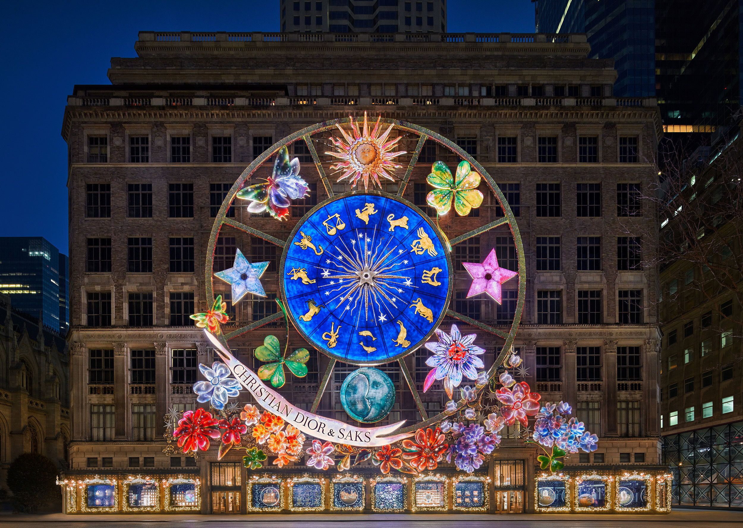 Dior Unveils Dazzling Holiday Windows at Saks Plus Pretty New Merch to Match