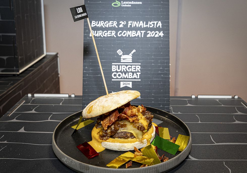 ﻿hamburguesa 'la atrevida', 2º mejor hamburguesa de españa en la ﻿iv edición del burger combat