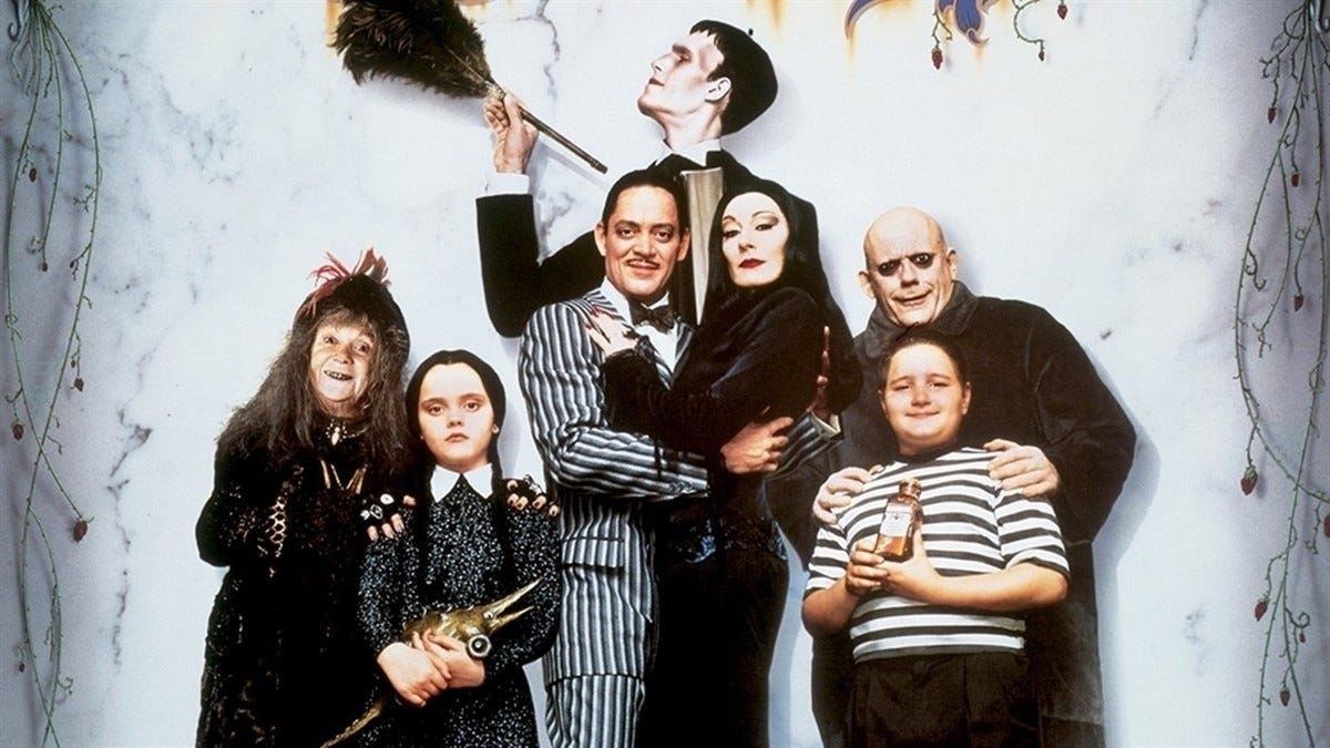 Bebe de la familia addams