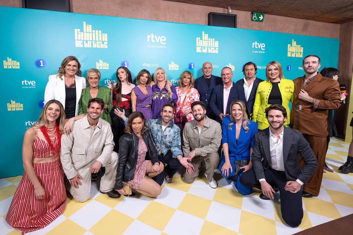 presentadores de 'la familia de la tele'