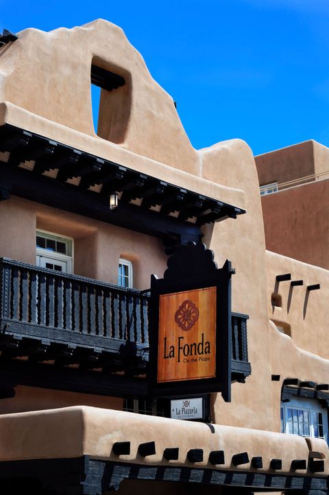 santa fe, nm   july 27, 2017  the landmark la fonda on the plaza hotel in santa fe, new mexico, was built in 1922 the former harvey house is a member of the historic hotels of america photo by robert alexandergetty images