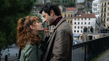 itsaso arana y javier rey en 'la frontera'