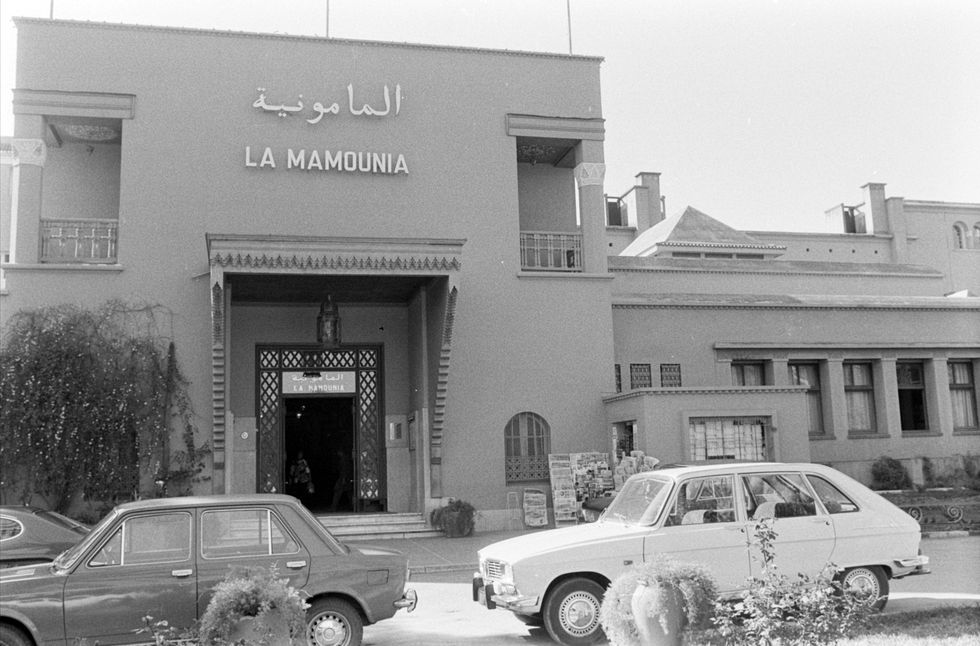 yves saint laurent in marrakesh, morocco, marrakesh, morroco 31 mar 1972
