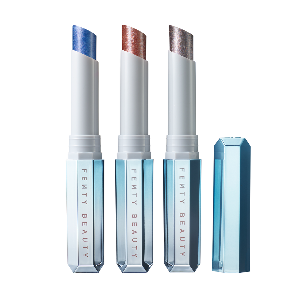Product, Beauty, Aqua, Eye, Material property, Lipstick, Cosmetics, Lip gloss, Writing implement, 