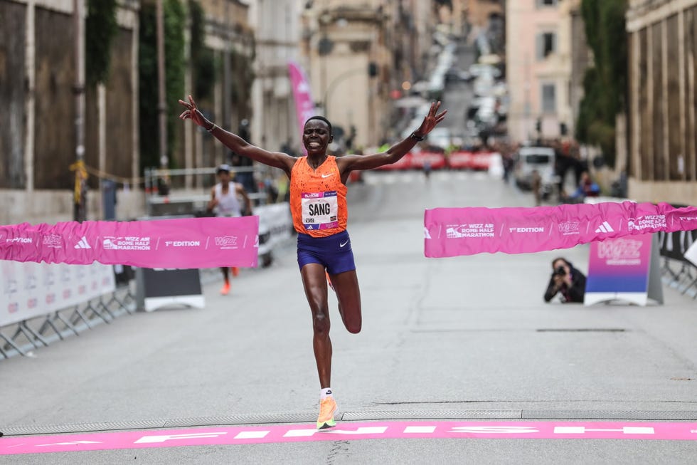 nancy sang vince la rome half marathon