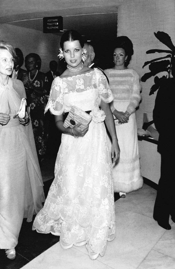 Caroline de Monaco au gala annuel de la Croix Rouge en 1976