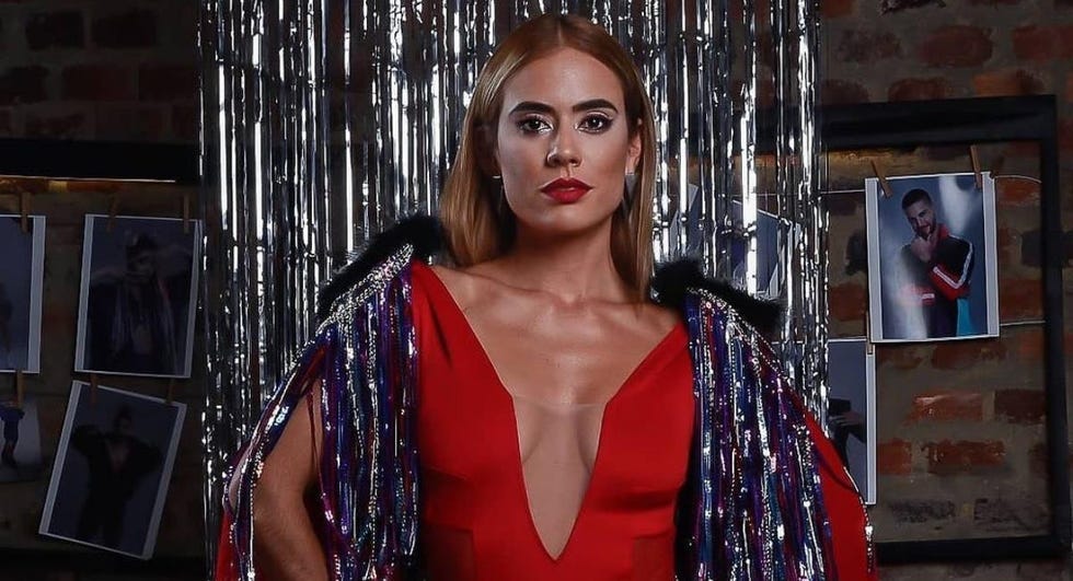 carolina ramirez en un posado promocional de la reina del flow 2