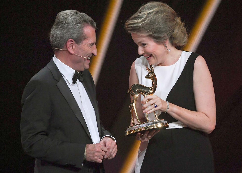Matilde de Bélgica premio Bambi, Matilde de Bélgica recibe premio Bambi, Matilde de Bélgica otorgada con el premio Bambi 