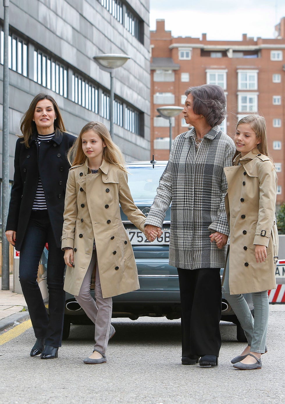 La reina Sofía por primera vez con sus nietas tras el rifirrafe real.
