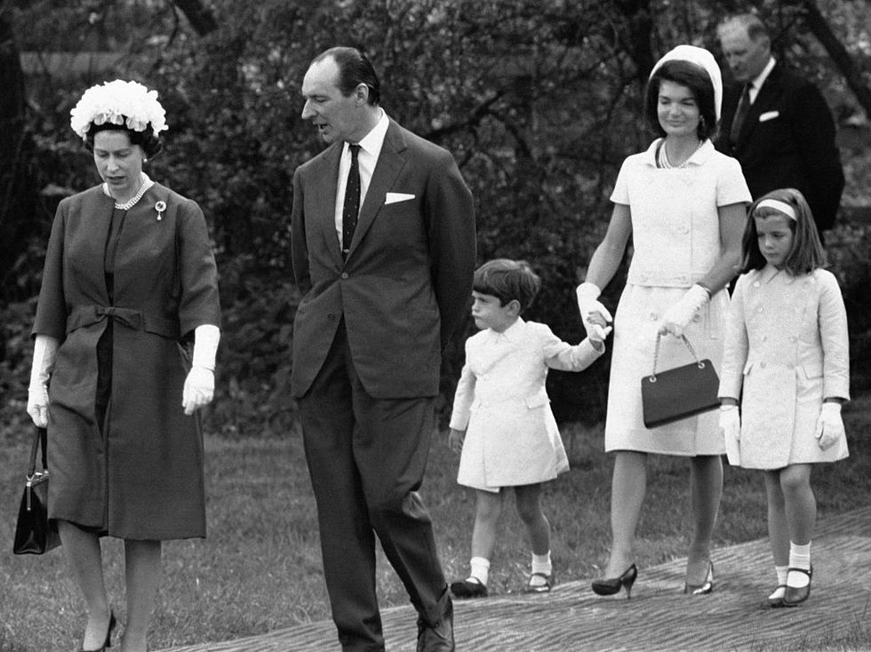 Photos of the Royal Family Meeting The Kennedys
